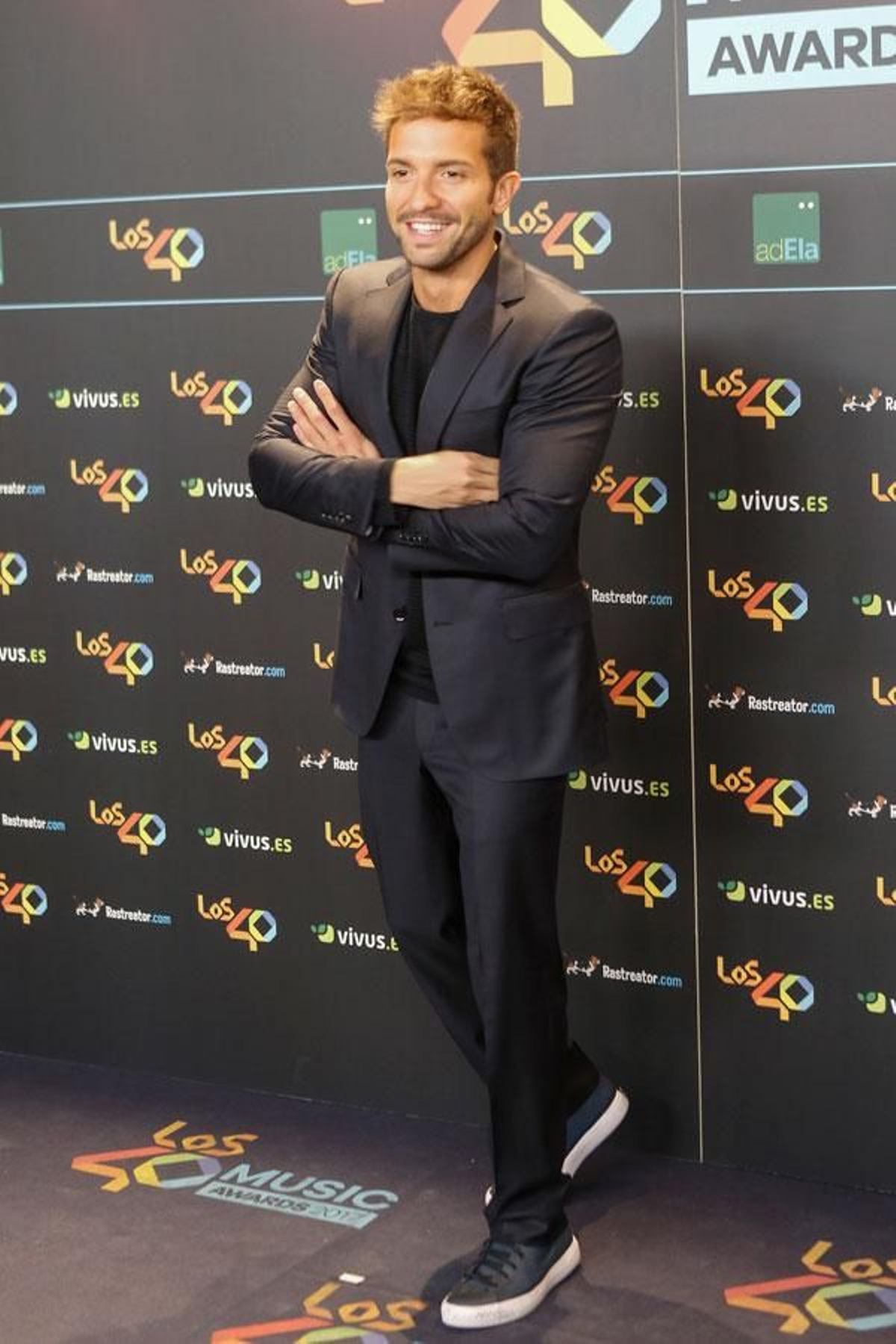 Pablo Alborán en la fiesta de Los 40