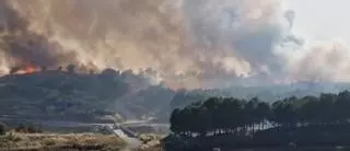 Dos incendios en Biota y Mequinenza obligan a confinar Farasdués y a evacuar el camping Bella Vista junto al embalse