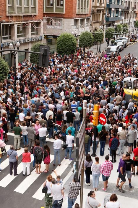 Concentración en Gijón