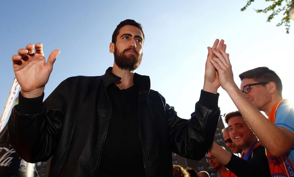 Llegada del Valencia Basket a la final de la Eurocup