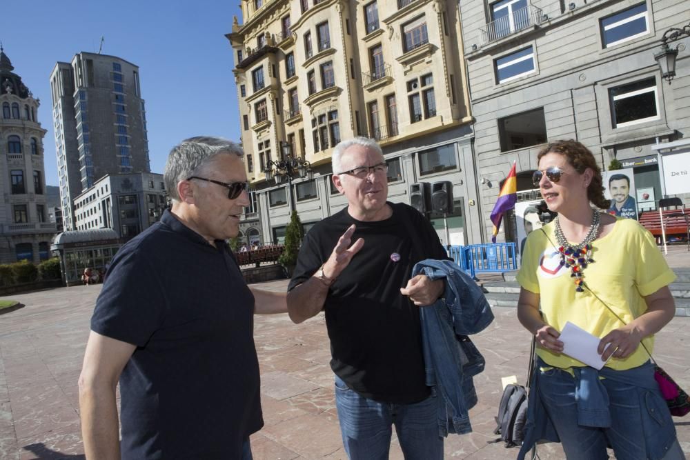 Mitin de Unidos Podemos con la intervención de Cayo Lara