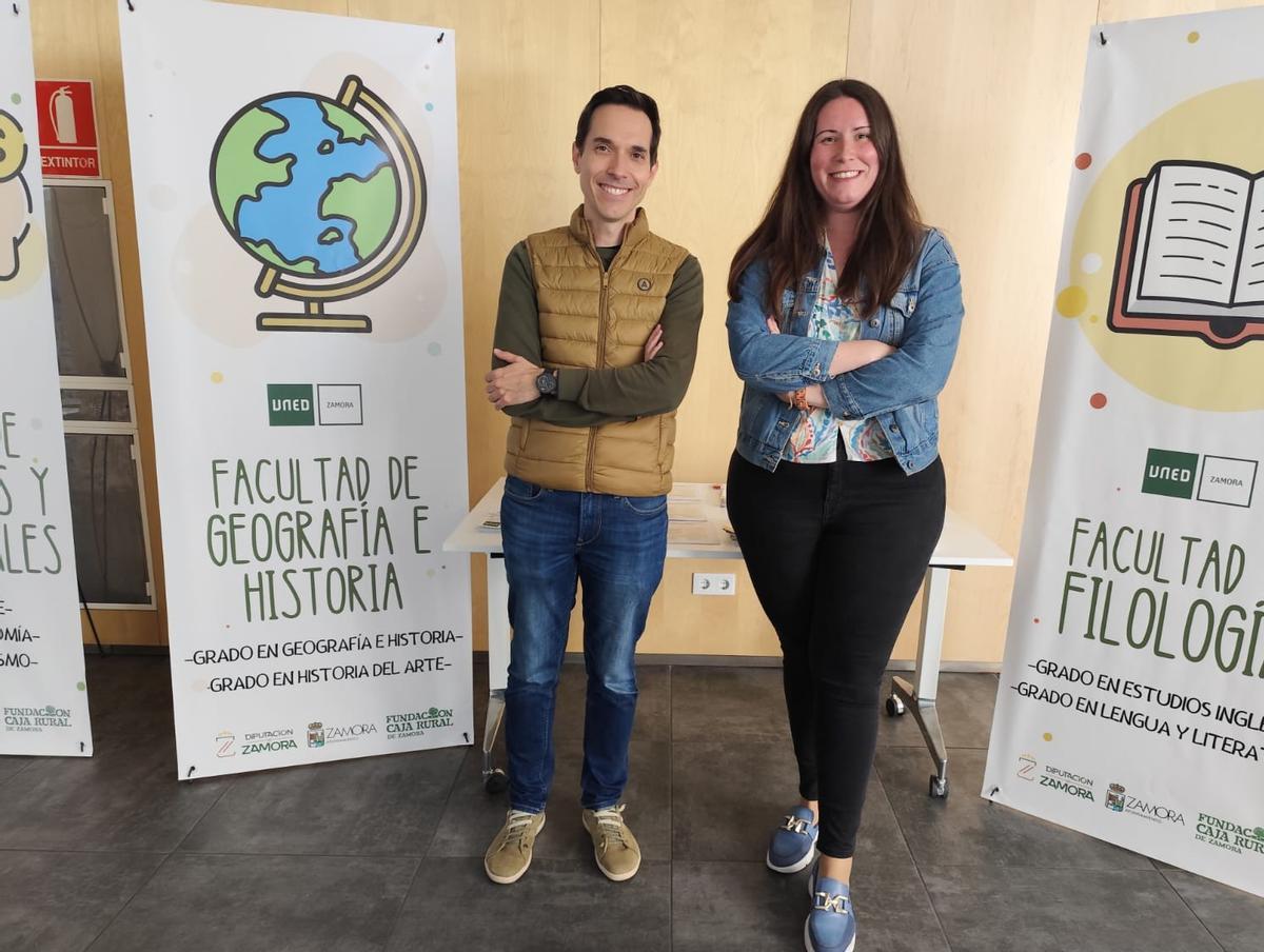 Vicedecanos de la UNED, en la jornada de puertas abiertas.