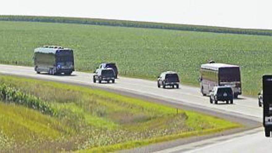 Obama estrena el Bus Force One La Nueva Espa a