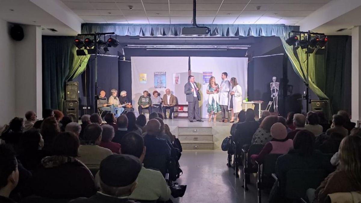 Un momento dela representación de «La consulta de los líos».  | A. G.