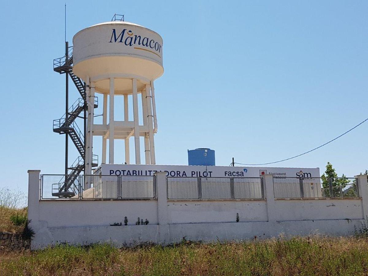 Imagen de la potabilizadora de Manacor.