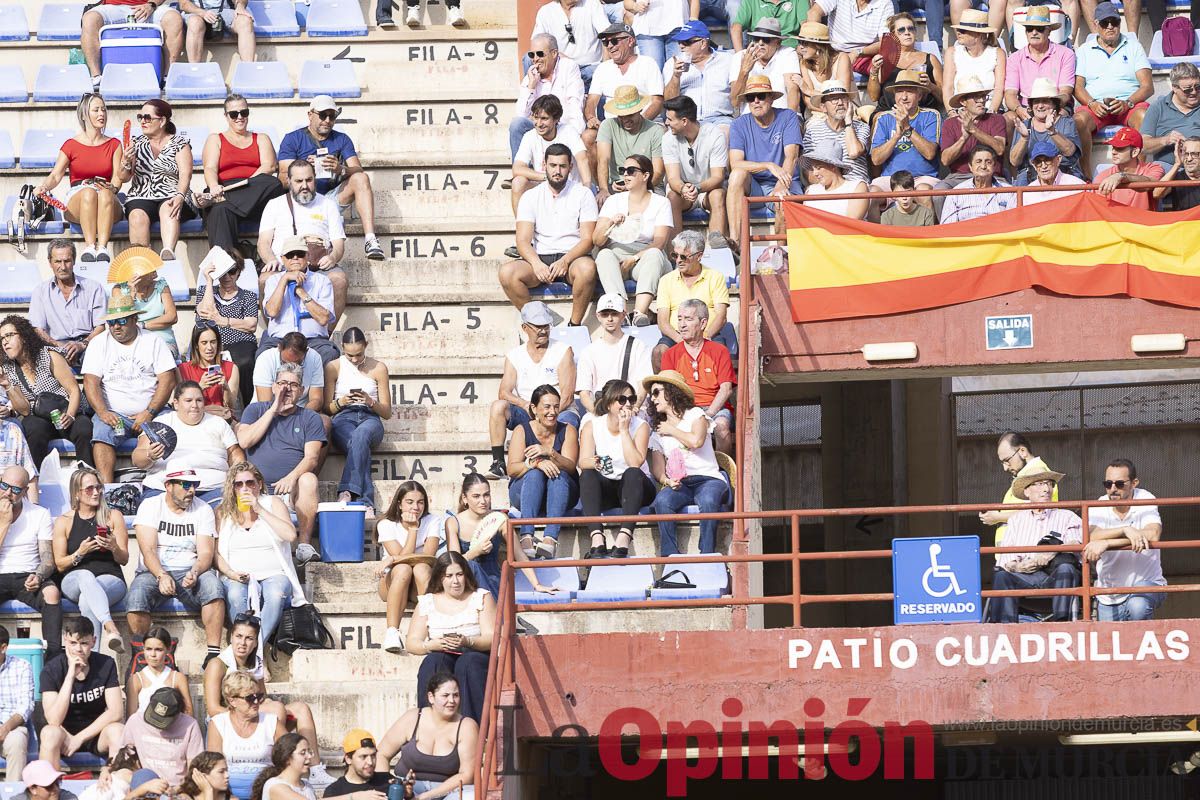Tarde histórica en Abarán con la alternativa de José María Trigueros y el indulto de Tomás Rufo, junto a Castella salieron a hombros