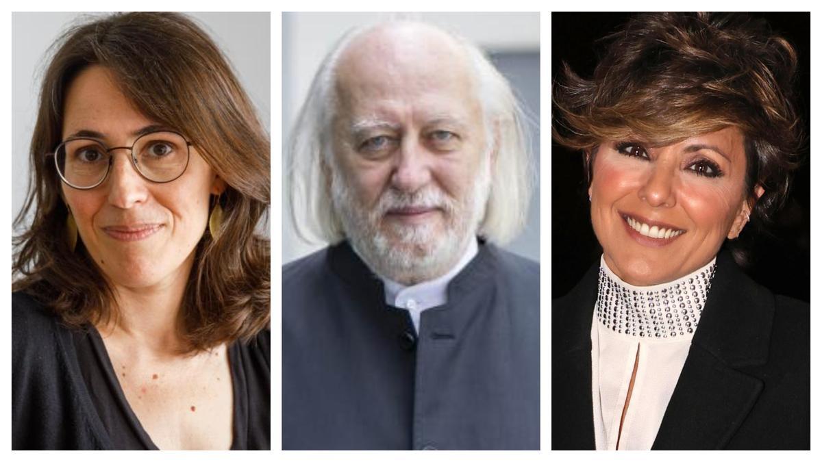 Eva Baltasar, László Krasznahorkai y Sonsoles Ónega.