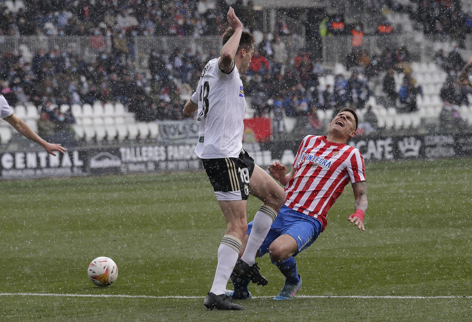 En imágenes: así fue el partido del Sporting en Burgos