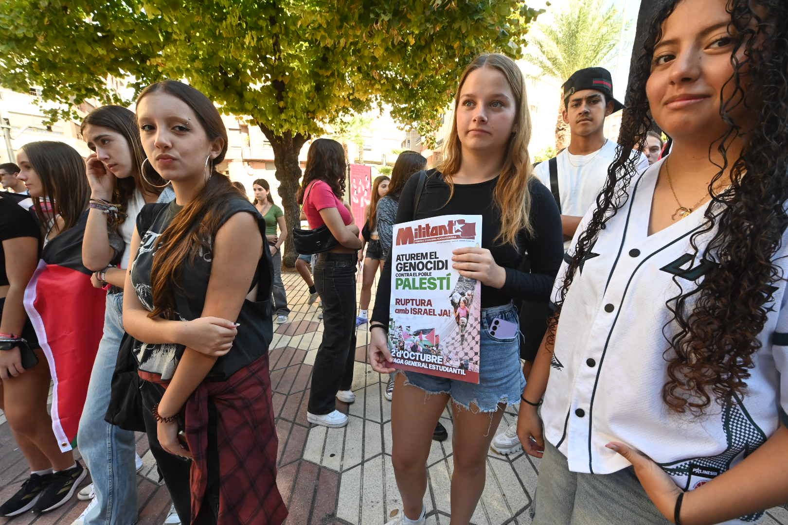 Galería de imágenes: Estudiantes de Castellón en protesta por Palestina