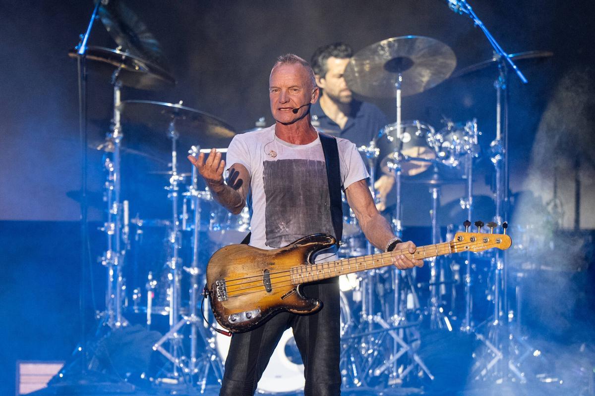 Concierto de Sting en Les Nits d'Occident celebrado en los jardenes del Palau de Pedralbes Concierto de Sting en Les Nits d'Occident celebrado en los jardenes del Palau de Pedralbes