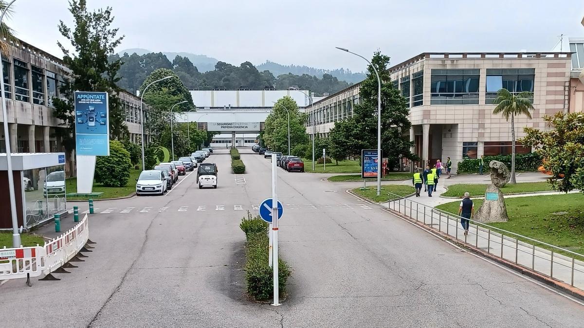 Entrada de la planta de Stellantis Vigo.