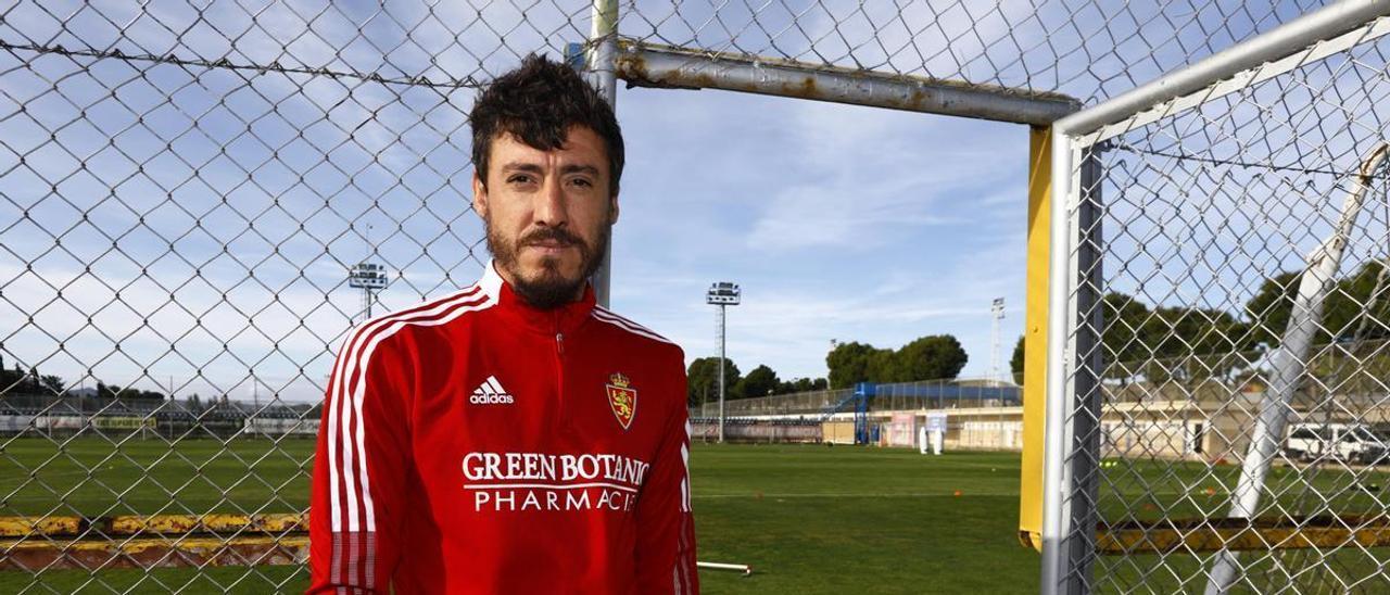 Cristian Álvarez, antes de un entrenamiento en la Ciudad Deportiva.