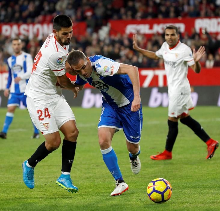 El Dépor cae 2-0 en Sevilla