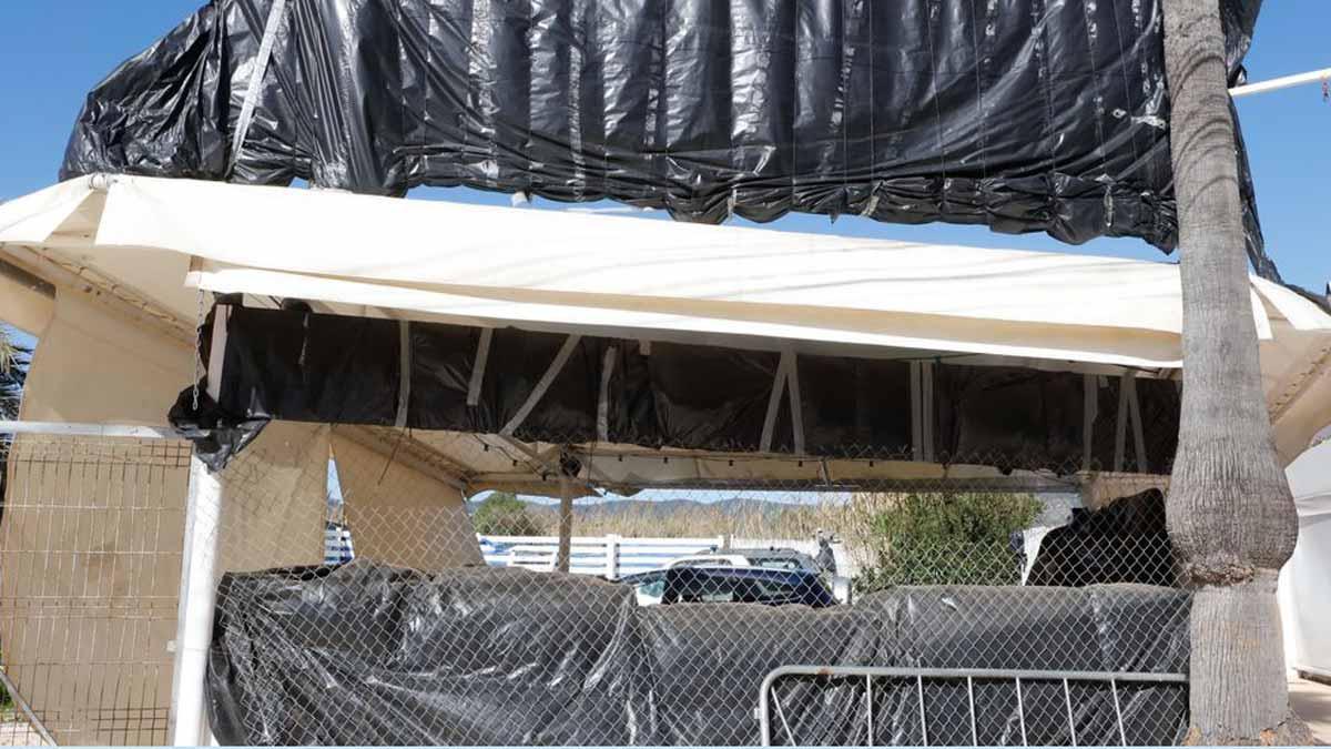 Distòpia a la platja d’en Bossa, la zona turística d’Eivissa