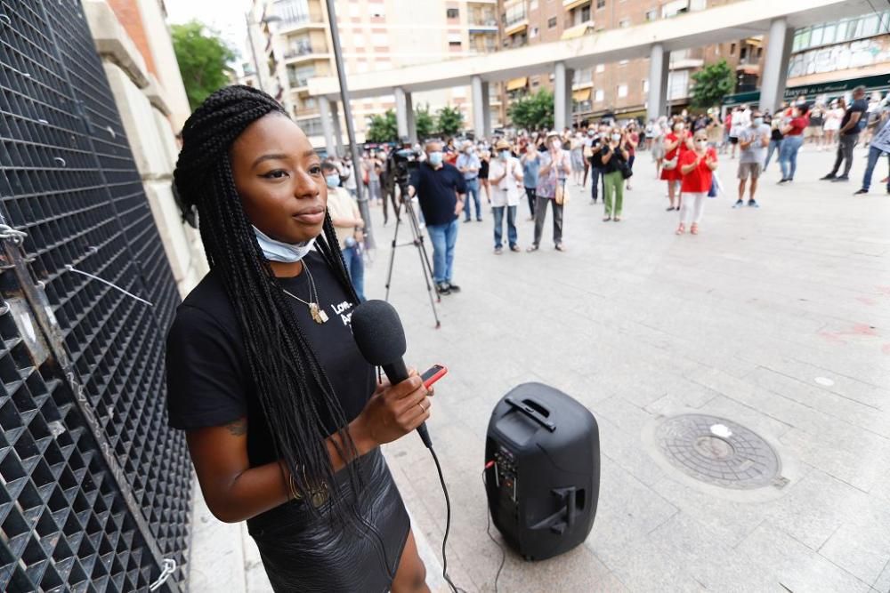 Protesta contra el racismo en Murcia