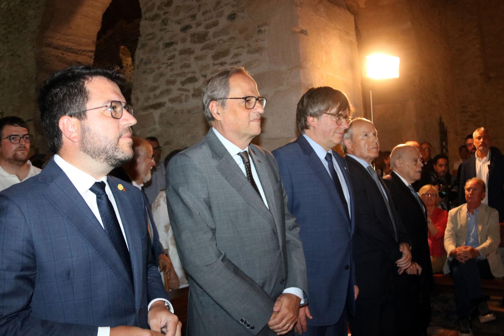 Puigdemont participa amb Aragonès, Torra, Montilla i Pujol en l’homenatge a Pau Casals a la Catalunya Nord
