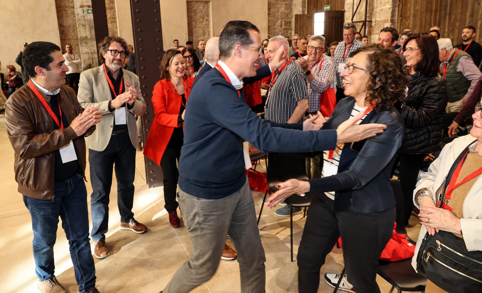 Leire Pajín abre el congreso provincial del PSOE alicantino celebrado en Alcoy