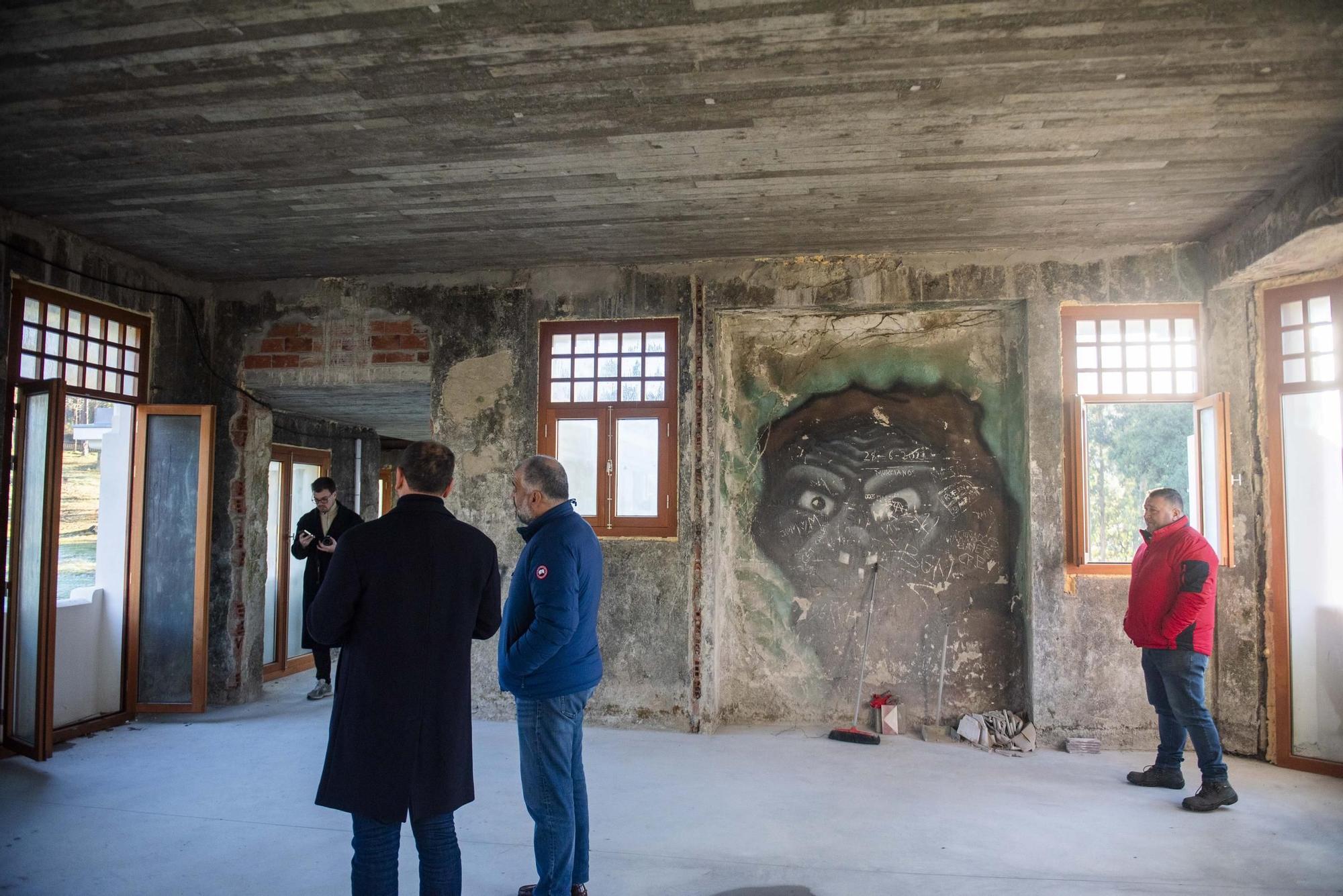 Finalizada la primera fase de la reforma del antiguo sanatorio de O Paraxón, en Oza-Cesuras