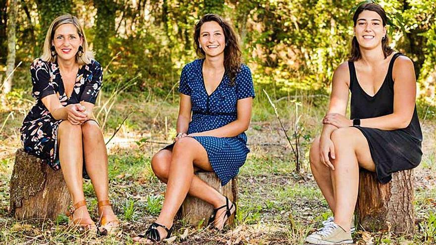 Mar Blanco, Laura Tojeiro y Lara Blanco son las tres promotoras de esta iniciativa.
