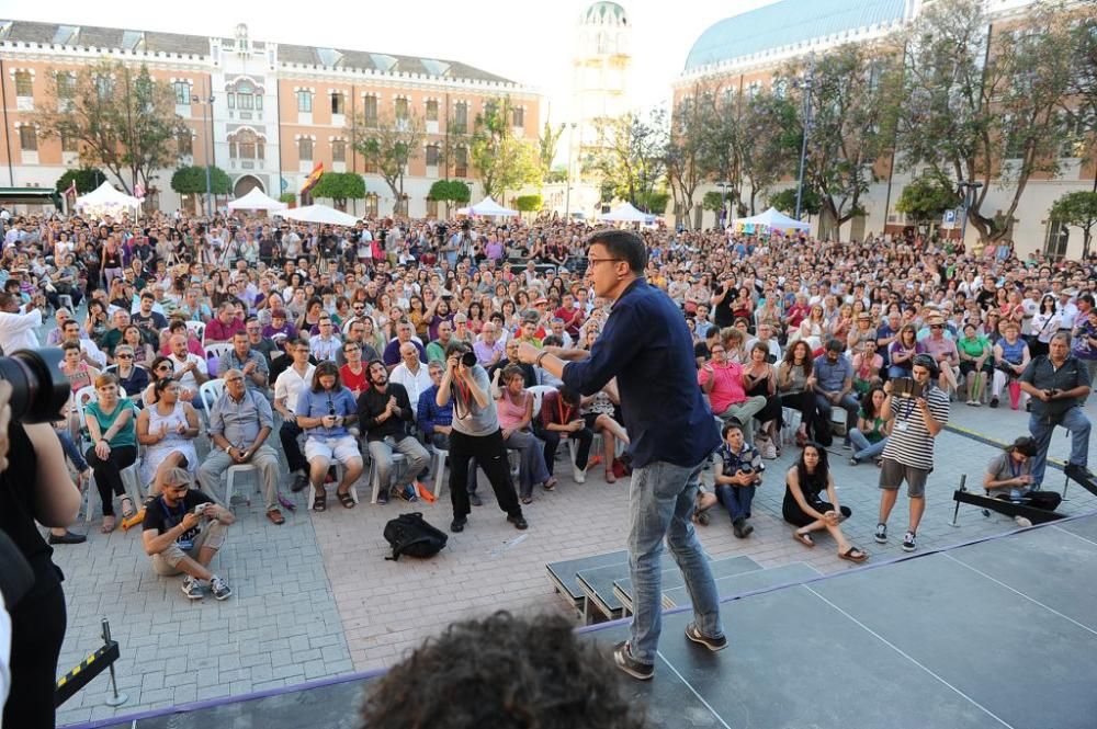 Mitin de Íñigo Errejón en Murcia