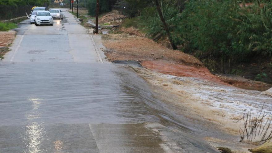 Consecuencias de las fuertes lluvias en la comarca de la Safor