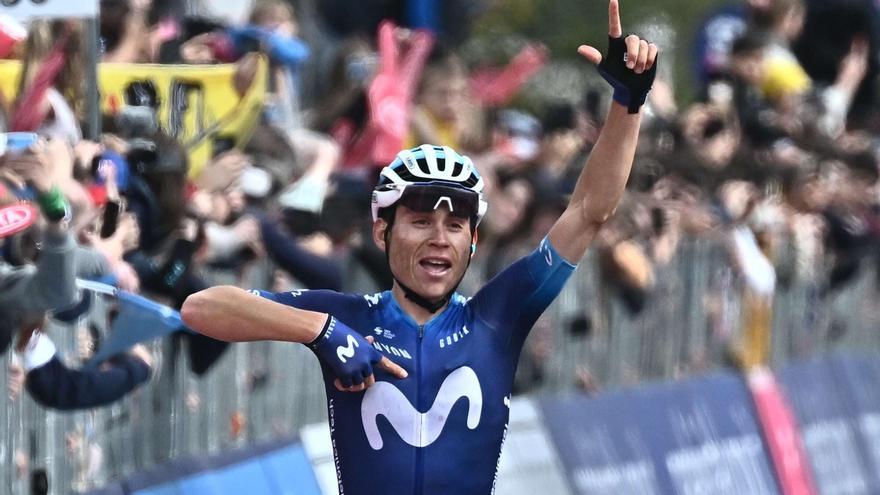 El Movistar gana una etapa recortada en un Giro decepcionante