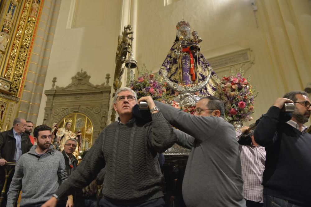 La Fuensanta llega a la Catedral