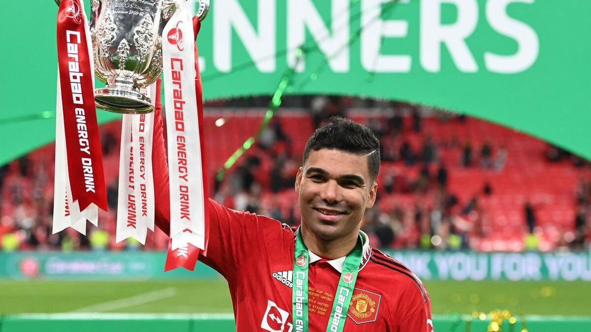 Casemiro fue el 'MVP' de la final de la Carabao Cup | @Casemiro