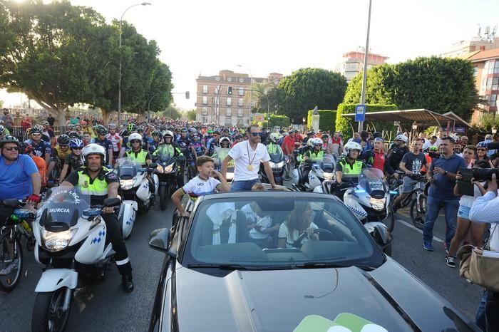 Recepción de Valverde en Murcia