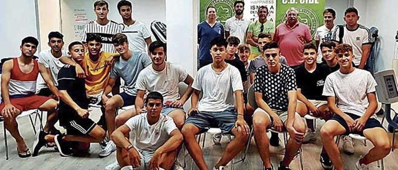 El Cide juvenil A empezó la pretemporada pasando el reconocimiento médico.