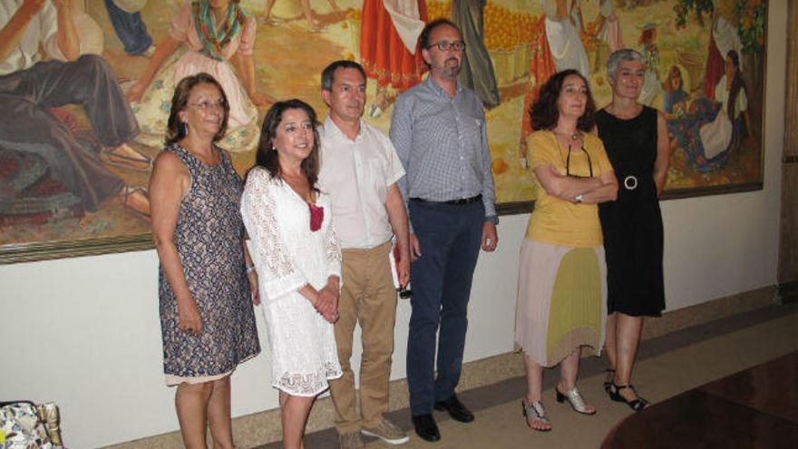 Joserre Pérezgil, Catalina Rodríguez, Faust Ripoll, José Luis Martínez, Rosa Castells y Laura Urrutia