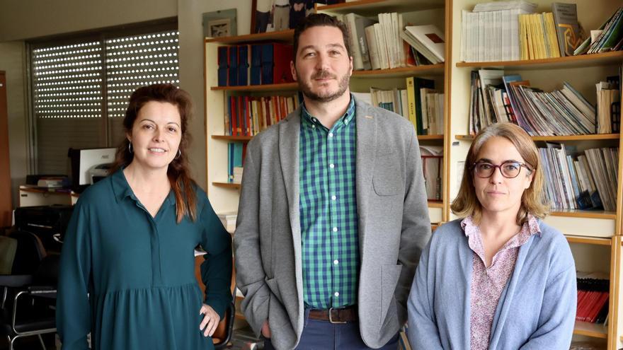 Pilar Olivares, Jorge García y María Rosa Nortes.