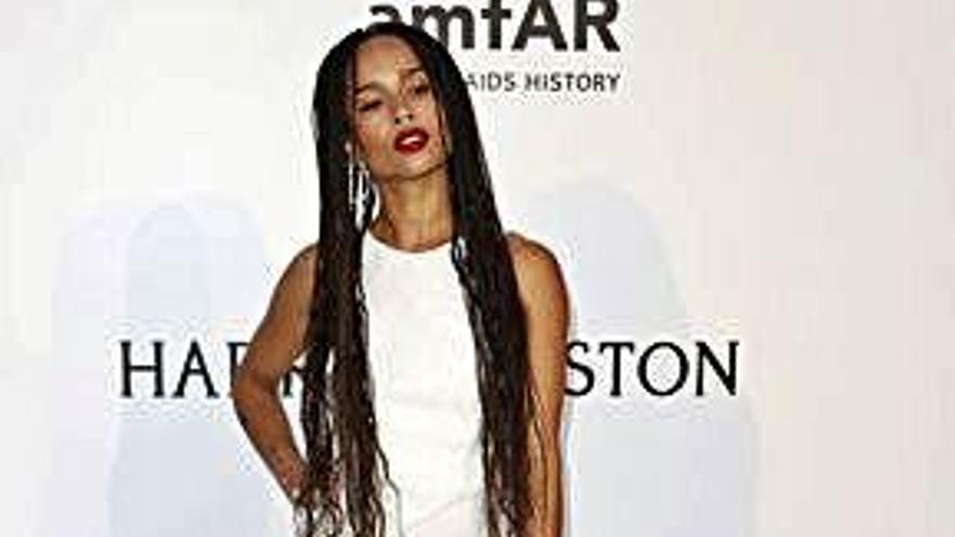 La actriz Zoë Kravitz.