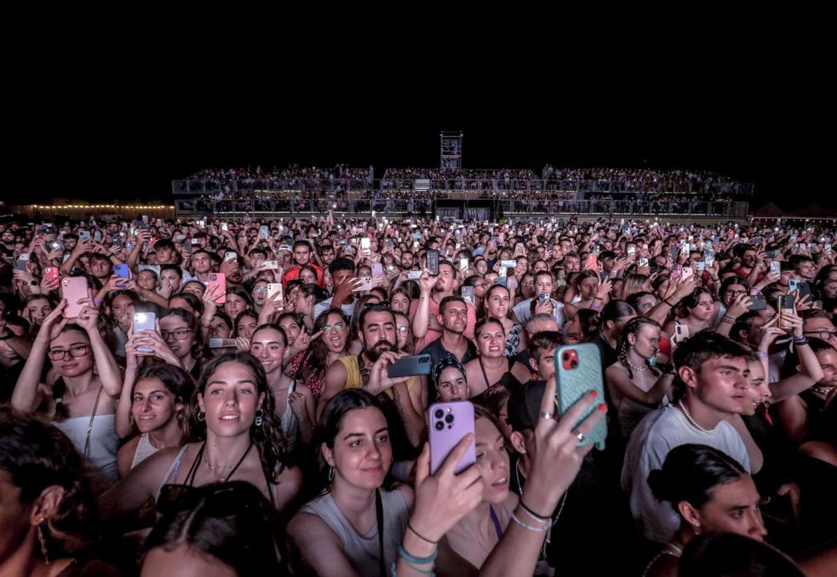 El recinto del Mallorca Live estaba a rebosar.  | B. RAMON