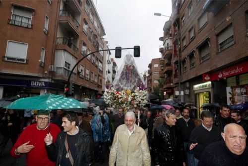 Llegada de la Fuensanta a Murcia