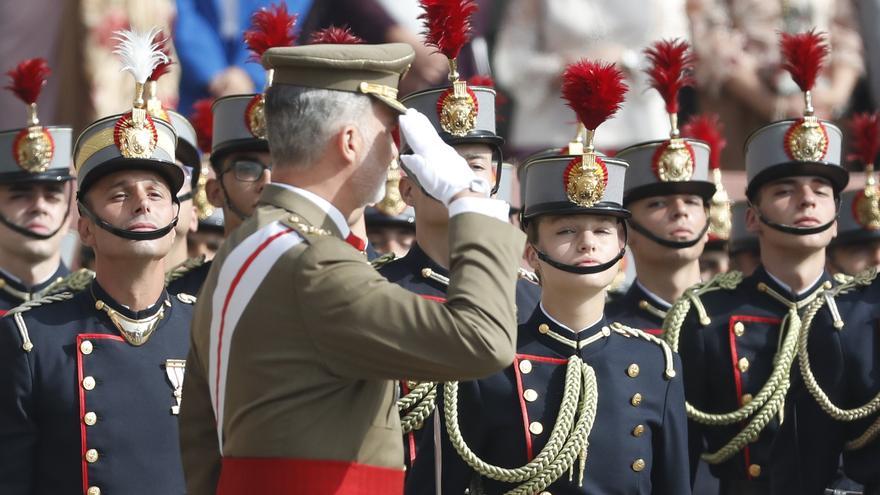 Las imágenes de la Jura de Bandera de la princesa Leonor