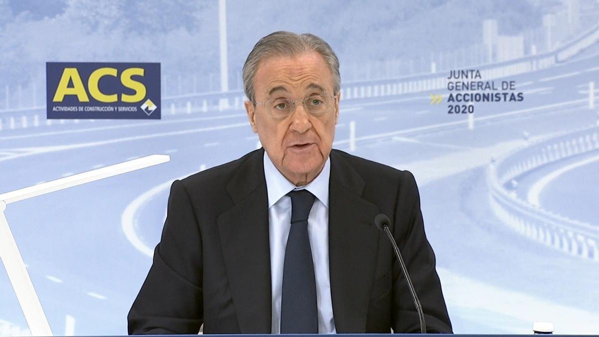 El president d&#039;ACS, Florentino Pérez