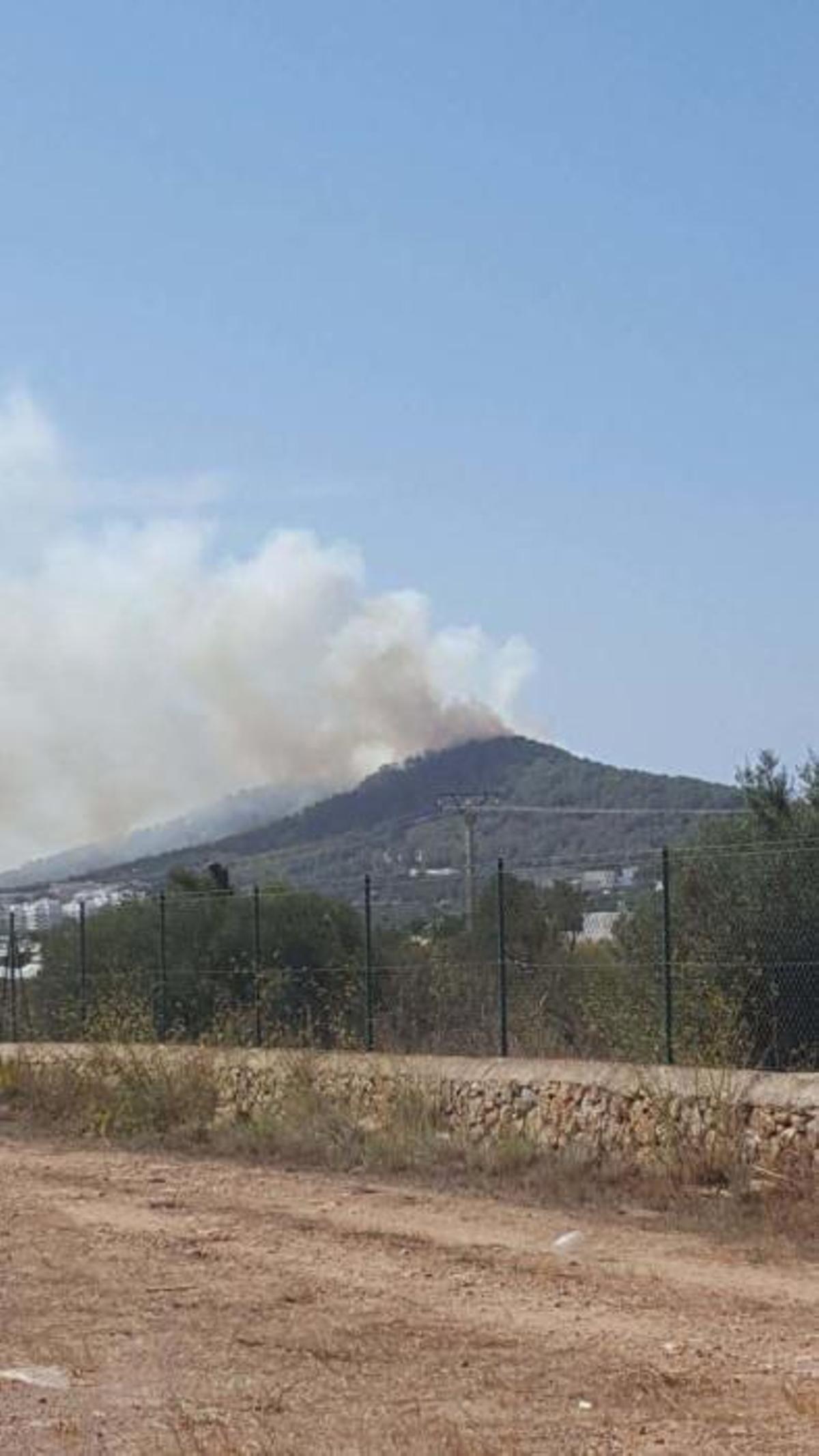 Incendio en Sant Antoni