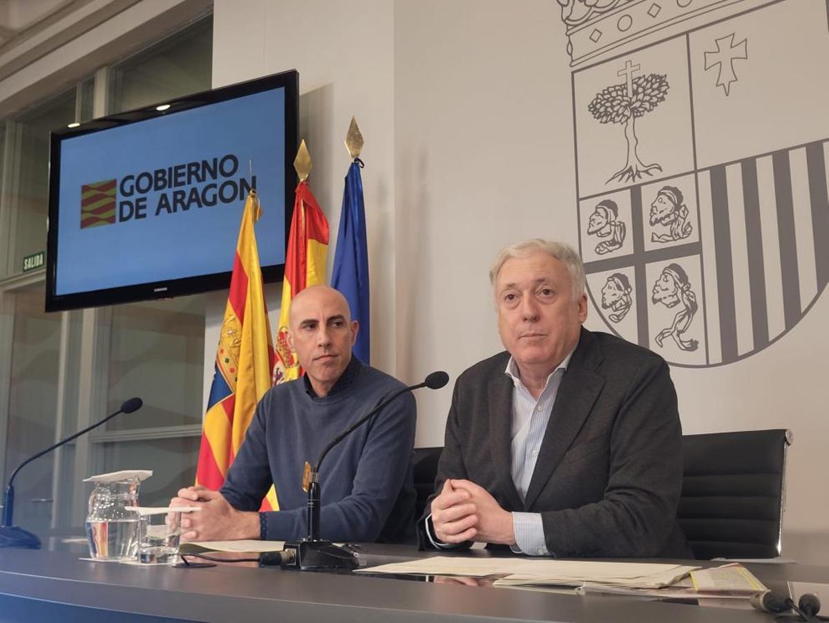 El consejero de Fomento, Octavio López, este jueves en rueda de prensa.