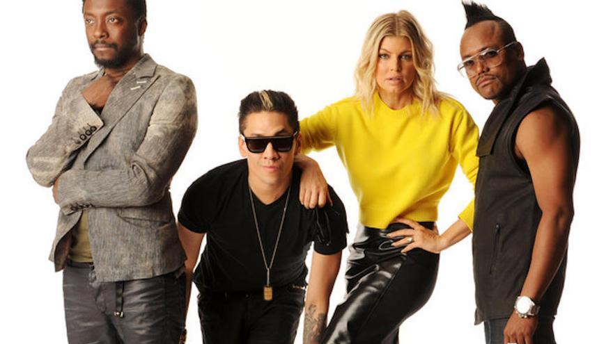 Una imagen promocional de The Black Eyed Peas.