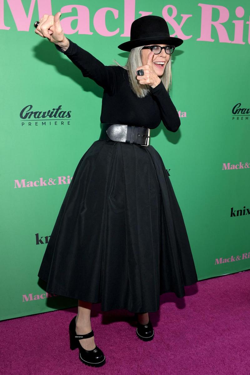Diane Keaton en la presentación de 'Mack & Rita'