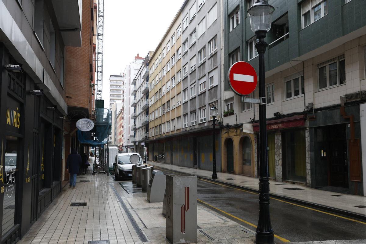 Una vista de bloques de viviendas en el barrio de La Arena.