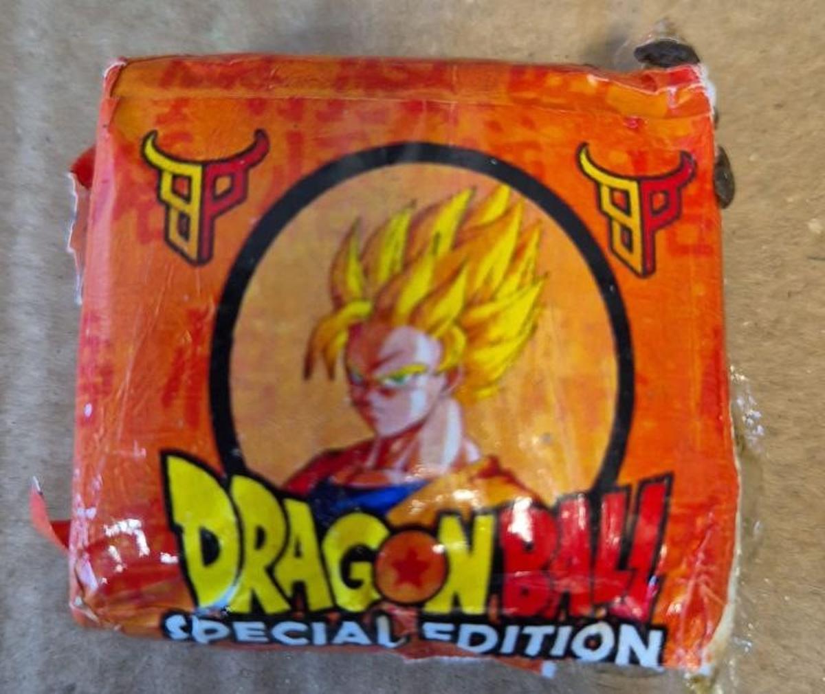 Uno de los paquetes en los que iba camuflada la droga