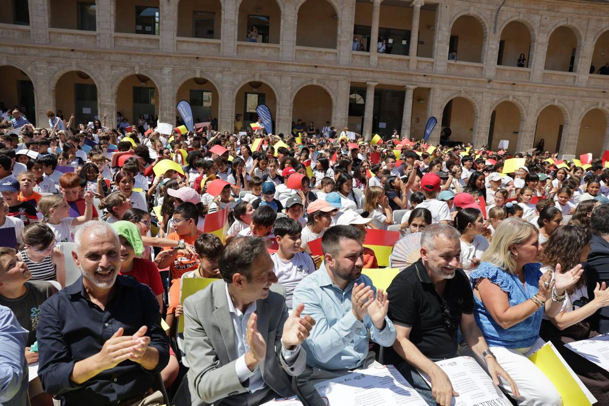 Un millar de escolares mallorquines reivindican el "valor cultural" de La Balanguera en la Misericòrdia de Palma