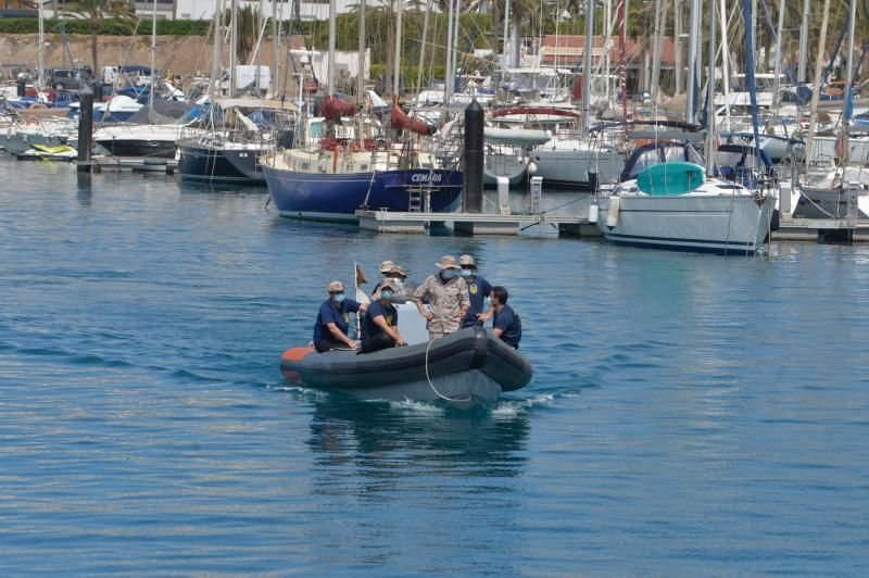 Ejercicios militares de la Armada en Pasito Blanco