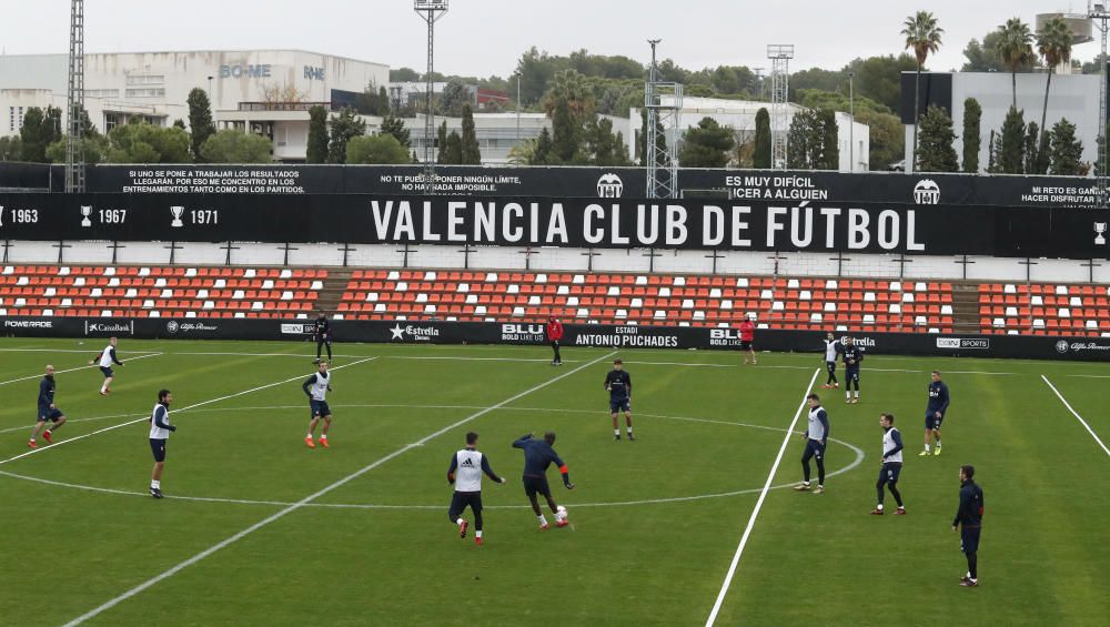 Las últimas pruebas de Marcelino para la Copa