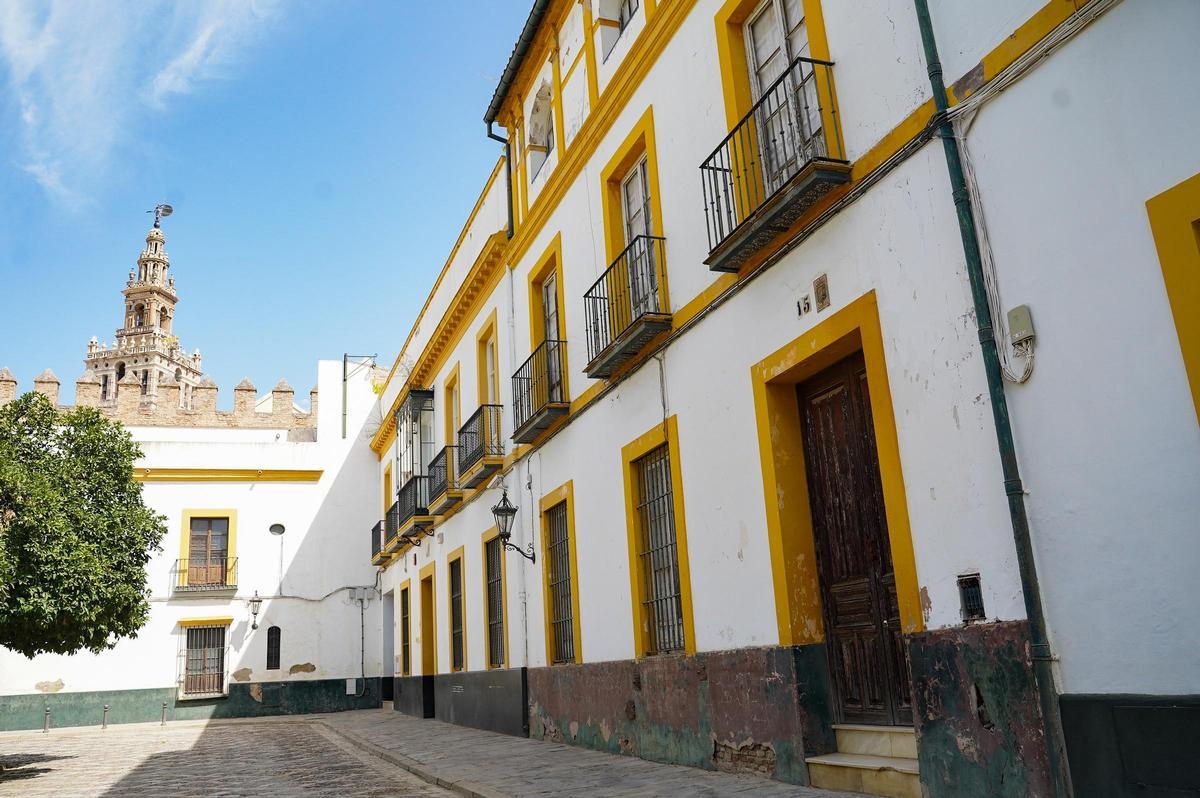 Inmuebles propiedad de la Administración en el Patio de Banderas de Sevilla que están en desuso, según la información facilitada por el Ministerio de Hacienda.