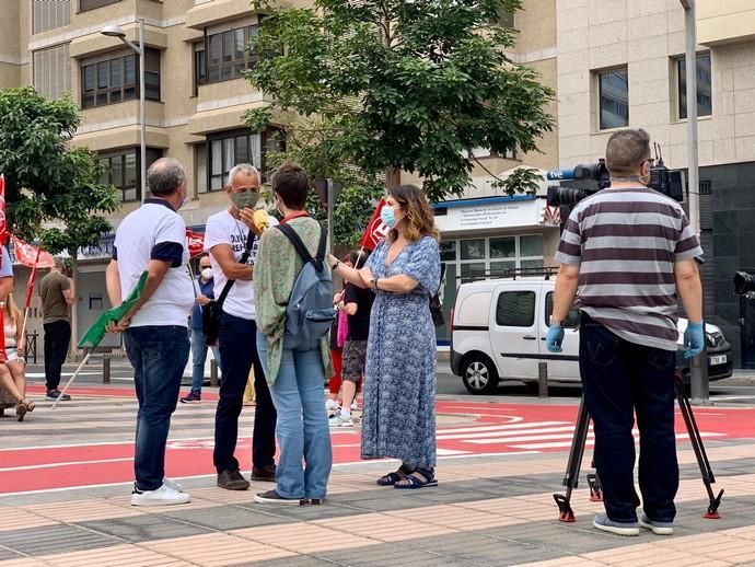 Protestas del personal de RIU Oliva Beach