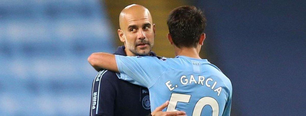 Guardiola, con Eric García