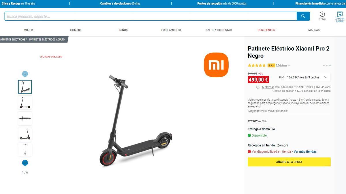 Decathlon rebaja su patinete eléctrico estrella Xiaomi Pro 2: 45km de  autonomía